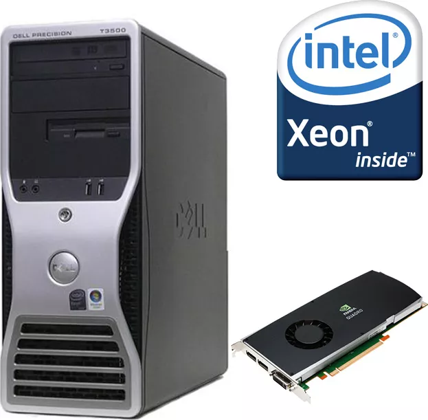 Workstation DELL Precision T3500 Intel Xeon Hexa Core X5660 3.20