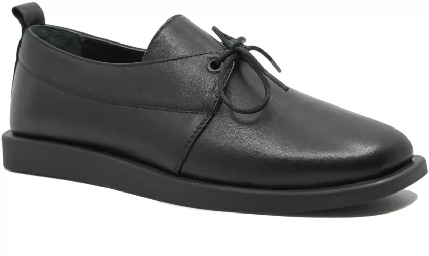 Merchandiser Montgomery Renaissance Pantofi dama negri cu siret din piele naturala-39 EU la CEL.ro