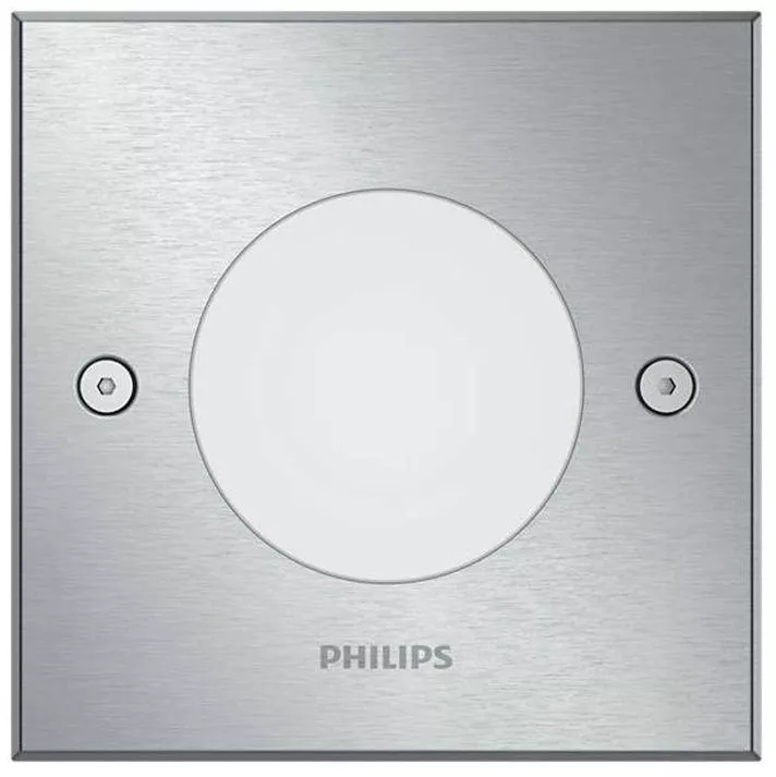 Spot incastrat pentru alei Philips myGarden Crust LED integrat Inox