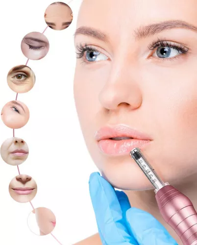 Aparat Reglabil Injectare Acid Hyaluronic Hyaluron Pen Inalta Presiune Precizie Stilou Atomizare Marire Buze Lifting AkaAy