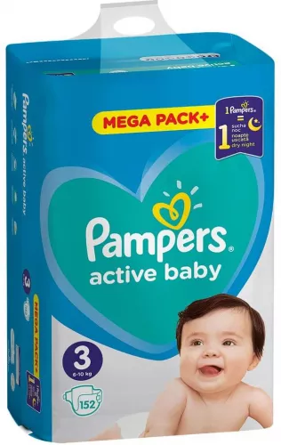 chief Firefighter Abbreviation Pampers Active Baby 152 Buc Nr. 3 6-10 kg - TRT951533 la CEL.ro