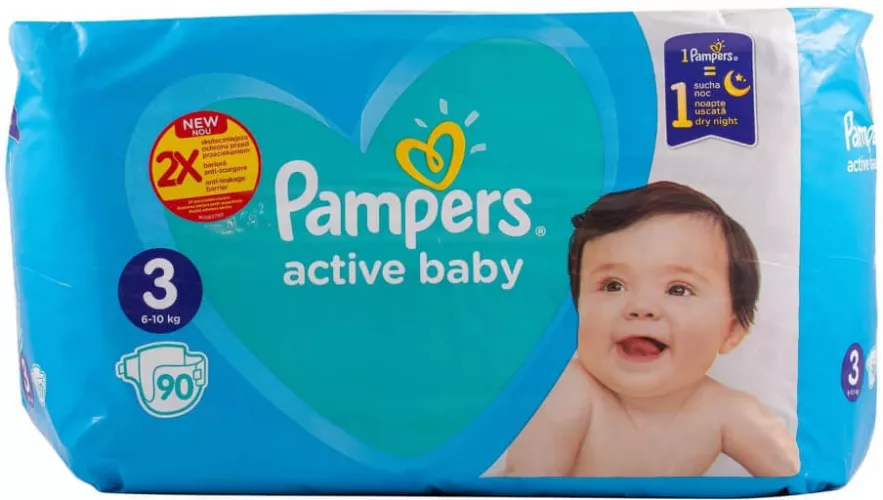 Truce disease exaggerate Pampers Active Baby Nr.3 6-10 kg 90 Buc/Bax-TRT949455 la CEL.ro