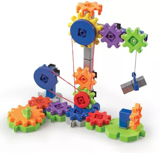 Set Gears! Gears! Gears! De Learning Resources - 235 Piezas Para Construir Engranajes, STEM Para Niños De 4+ Años