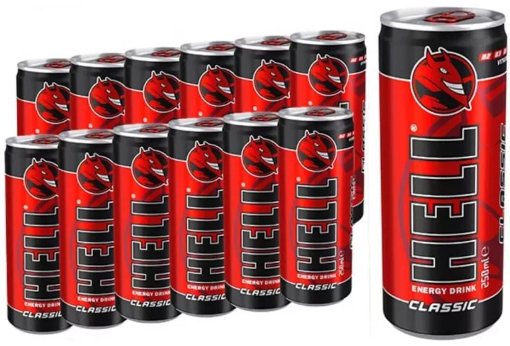 Energizante Hell Energy Drink Classic 250 ml 24 Buc/Bax-DORHLC24X250