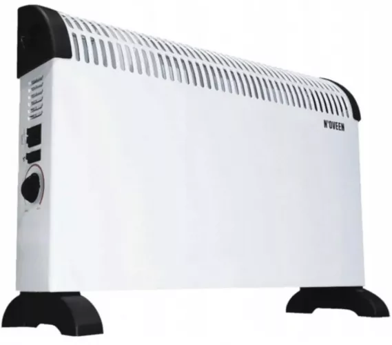 Radiator electric Noveen CH5000 ventilator Turbo 2000W 3 trepte de putere termostat reglabil Alb — imaginea 6