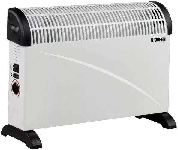 Radiator electric Noveen CH5000 ventilator Turbo 2000W 3 trepte de putere termostat reglabil Alb — imaginea 3