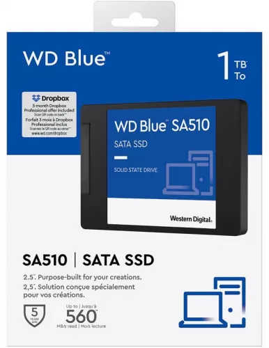 SSD WD Blue SA510 1TB SATA-III 2.5 inch wds100t3b0a