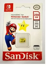 Card de memorie SanDisk microSDXC Nintendo Switch 256GB