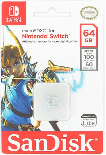 Card de memorie SanDisk microSDXC Nintendo Switch 64GB