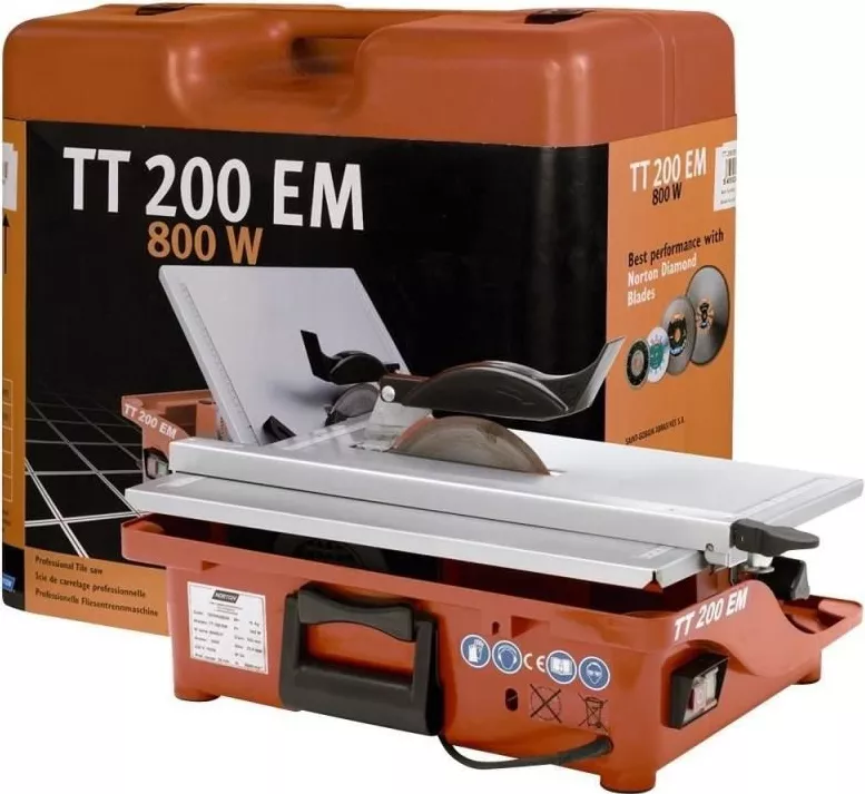 Masina de taiat gresie si faianta Norton Clipper TT 200 EM 800W 200mm ...
