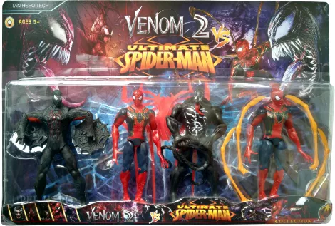 d*7様 SPHDER-MAN VENOM 4体セット② Set 4 Figurine Ultimate Spider-Man Venom 16 cm