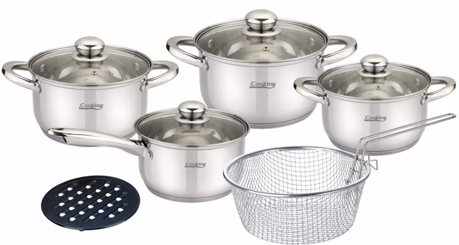 MADELINE SET GATIT INOX 10 PIESE COOKING BY HEINNER