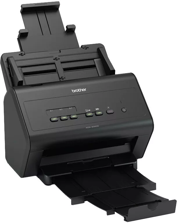 Scanner Brother ADS3000N 600x600dpi ADF 50 coli ADS3000NUX1 - cel.ro