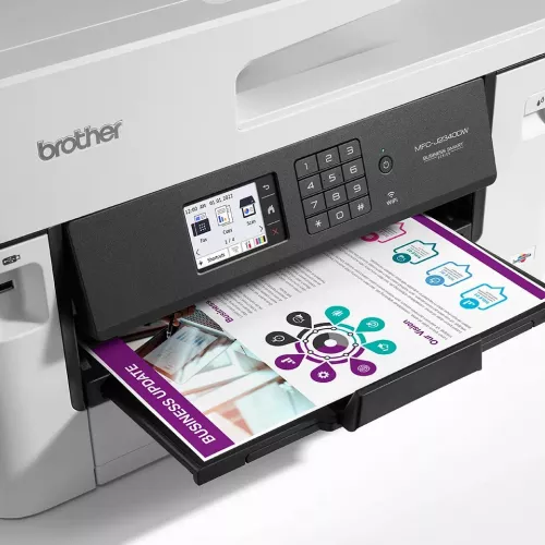 Multifuncțional Inkjet color Brother MFC-J2340DW A3 Wi-Fi LAN USB duplex alb — imaginea 6