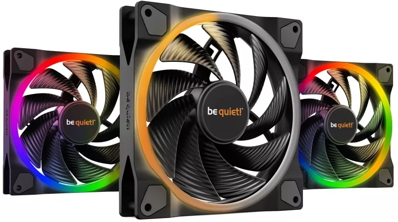 Set 3 ventilatore pentru carcasa Be quiet! LIGHT WINGS 140mm PWM High-Speed Triple-Pack BL079 — imaginea 3
