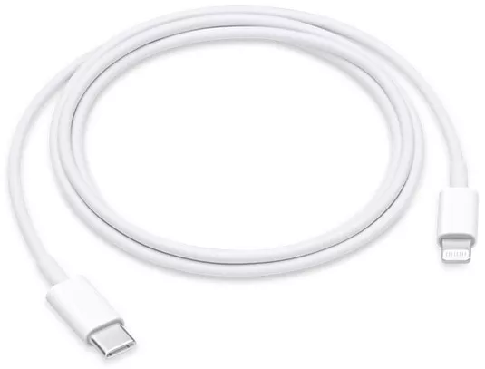 Cablu date/incarcare Apple USB-C to Lightning 1m White — imaginea 3