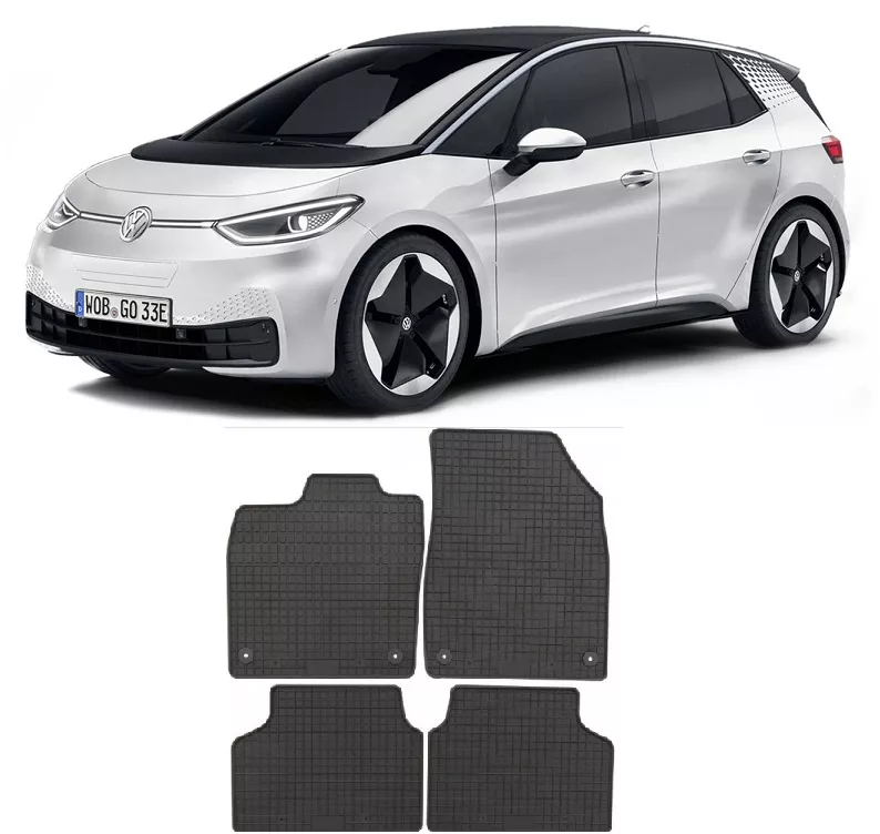Set Car Shades compatibel met Volkswagen ID.3 2020- & Cupra Born 2021- (4- delig) Pasklare Auto Zonwering