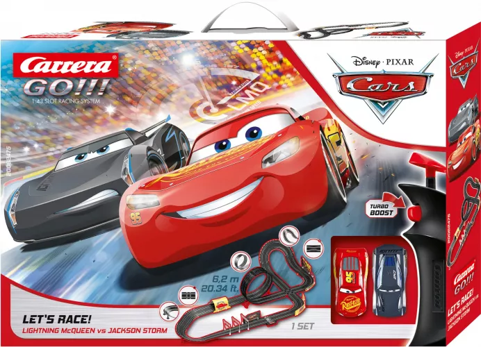 Disney Cars Pista Di Cars Elettrica Pista Carrera Go Pista Cars - Main Image