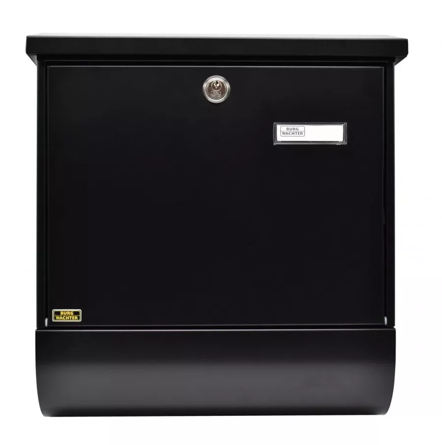Burg-Wächter Vario 86720 Si Steel Mailbox Set With Newspaper Box - Silver, Made In Germany