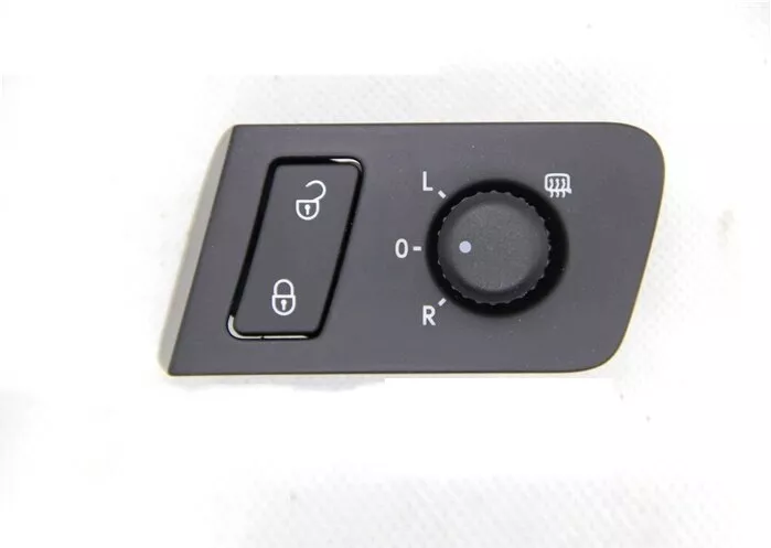 Bouton De Commande Porte Et Rétroviseurs VW – Pour Caddy 3 Et Touran – Référence 1T0962125B – Noir Et Bleu