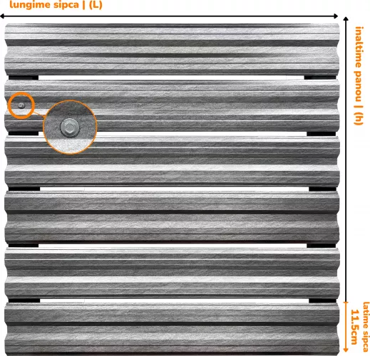 Licca メダル　silver925 ELM-Bold – Lănțișor bază BIG PAPERCLIP – Argint 925 - Chic Bijoux