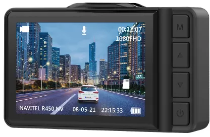 Camera video auto NAVITEL R450 NV Full HD vizibilitate 130 grade IPS ...