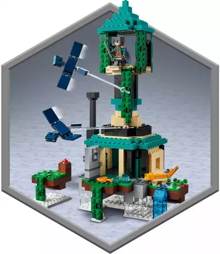 Telecom Minecraft Lego minecraft - turnul de telecomunicatii - 565 piese L21173 - cel.ro