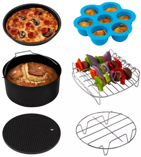 Set de accesorii pentru friteuza cu aer cald Cosori din 6 piese C158-6AC