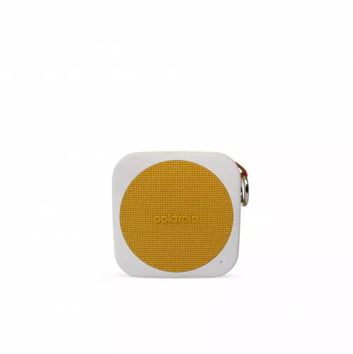 Polaroid P1 Music Player Giallo – Casse Bluetooth Portatile, IPX5, Stereo Pairing, 10h Autonomia