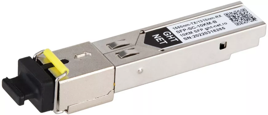 Modul SFP GHT-NET 1Gbps SC Conector 10km Cisco GLC-BX-10D Compatibil SMF