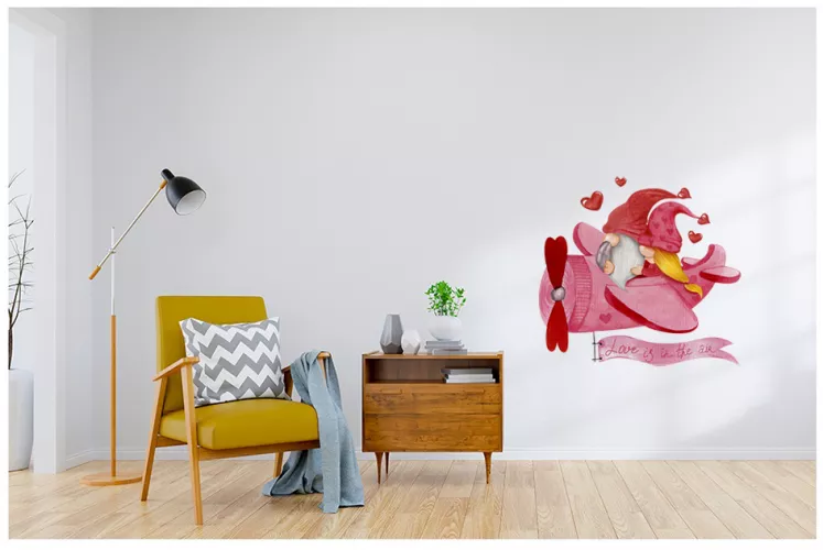 Sticker decorativ Pitici Roz 51 cm 3414ST