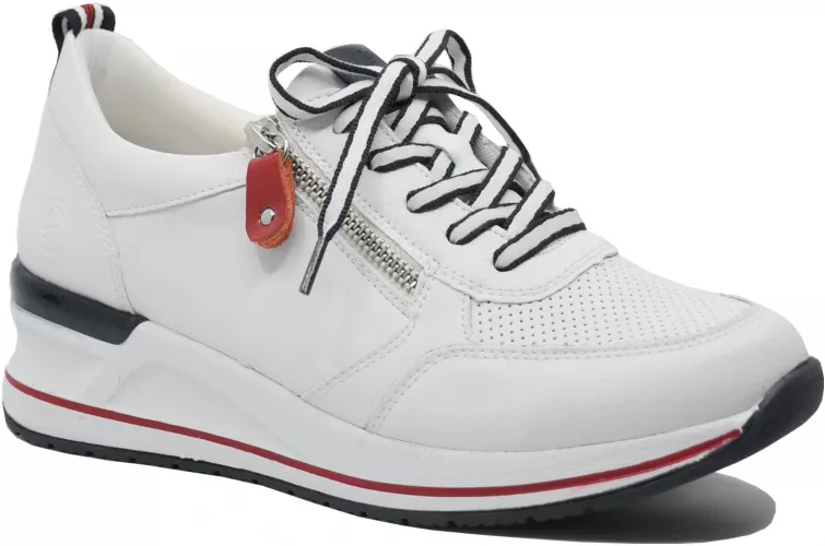 Pantofi sport dama albi cu platforma piele naturala-40 EU la CEL.ro