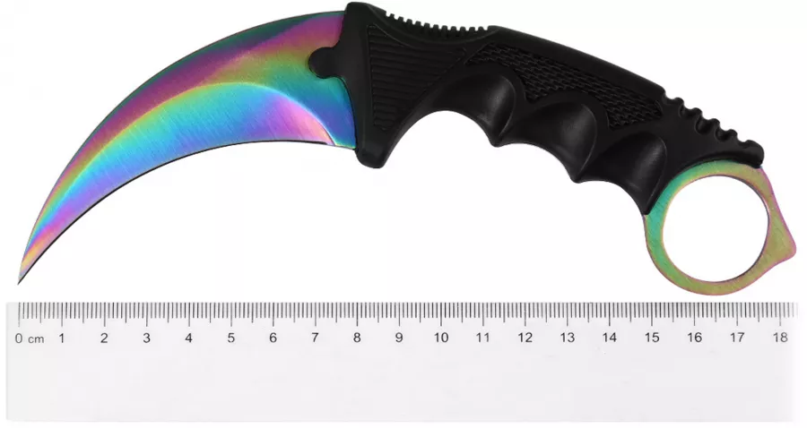 Set cutite Karambit CS GO multicolor si cutit karambit CS GO rosu plus ...
