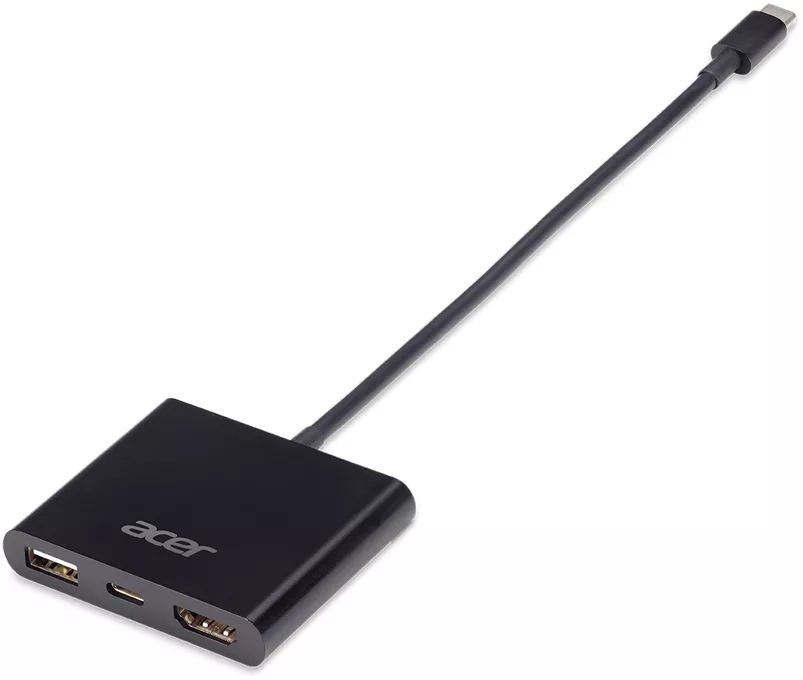 Docking station Acer de la USB-C la HDMI USB-C USB-A np.cab1a.020