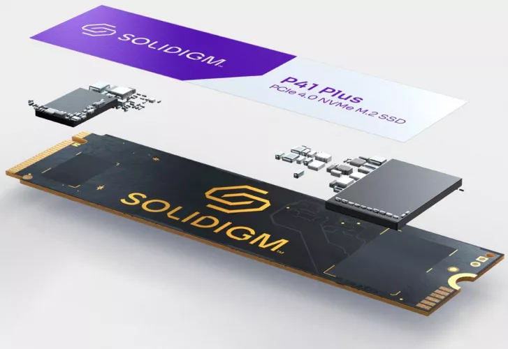 SSD Solidigm P41 Plus 512GB PCIe 4.0 x4 M.2 2280 SSDPFKNU512GZX1
