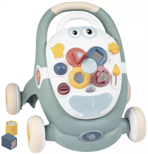 Premergator Smoby Trotty Walker 3 in 1 Verde — imaginea 3