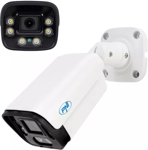 NVR PNI-IP716 pentru camere de supraveghere, 16 canale IP, 4K, negru
