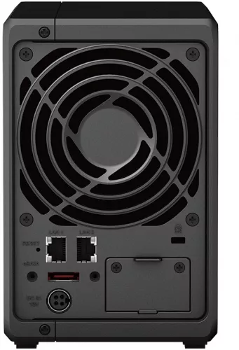 NAS Synology DS723+ AMD Ryzen R1600 2.6GHz, 2-Bay SATA, 2GB DDR4, 2 x M.2 NVMe, 2 x RJ-45 1GbE, 1 x USB3.2