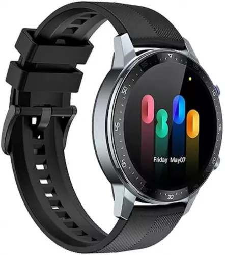Ceas smartwatch ZTE Watch GT oximetru SpO2 GPS brățară silicon Negru — imaginea 6