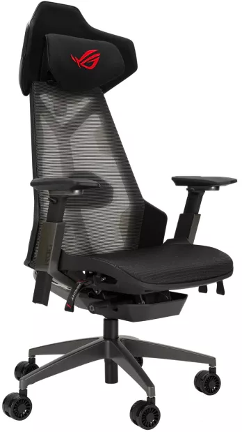 Scaung gaming ASUS ROG DESTRIER ERGO design Cyborg panou acustic detasabil