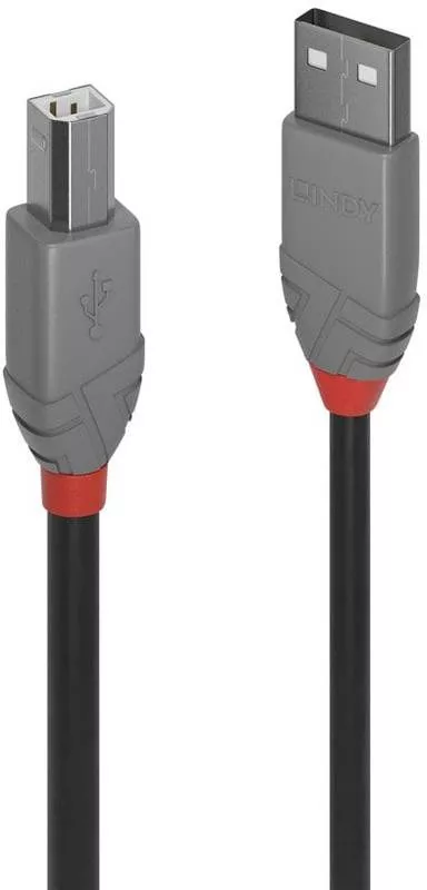 Cablu Lindy LY-36673, USB 2.0 - USB-B, 2m, Negru — imaginea 4