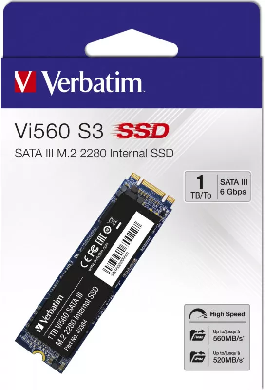 SSD 1TB Verbatim M.2 SATA3 Vi560