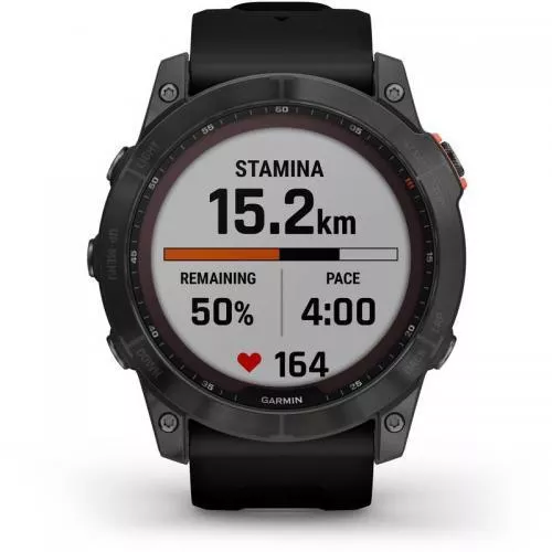 Garmin Fenix 7 Sapphire Solar Sports Watch (Carbon Grey/Black