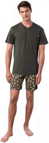 Pijama de barbati Vamp 18611 XL 50 bumbac 50 modal petrol 18611XL