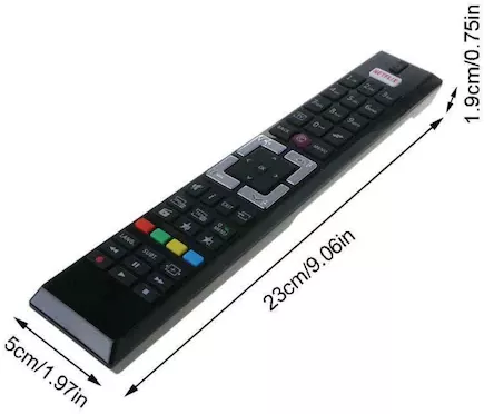 BELIFE® Telecomando di ricambio adatto per TELEFunken 55UB8250 | TE43282S25T2K | L65F249N3CWI | A50F446A | TE40282B34C2H
