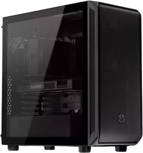 Carcasa Endorfy Arx 700 Air Tempered Glass MiddleTower ATX Negru — imaginea 3