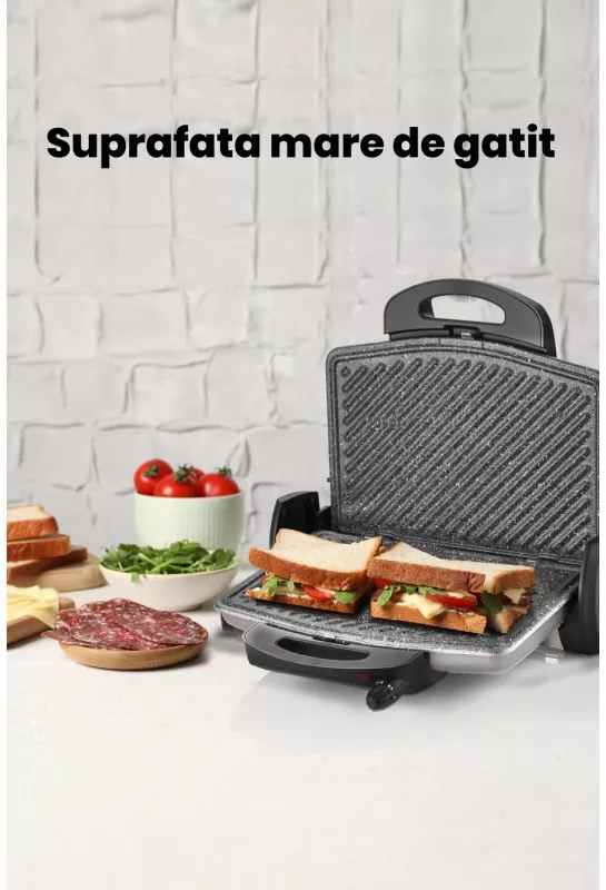 Gratar electric Goldmaster Gurmex GM-7449R 1750W 5 trepte putere GM-7449R