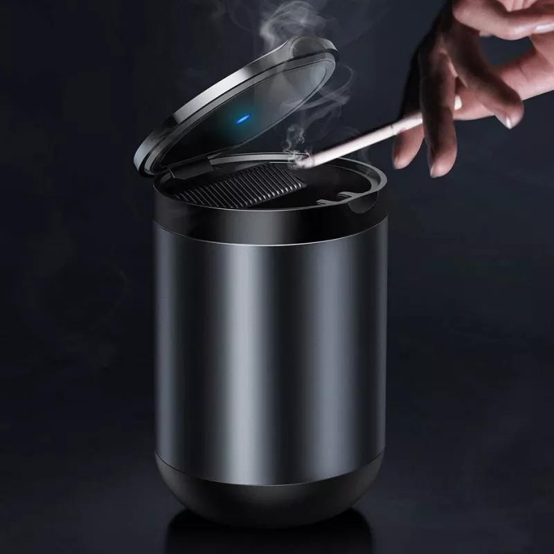 Posacenere Auto Baseus Con Luce LED - Ignifugo E Impermeabile