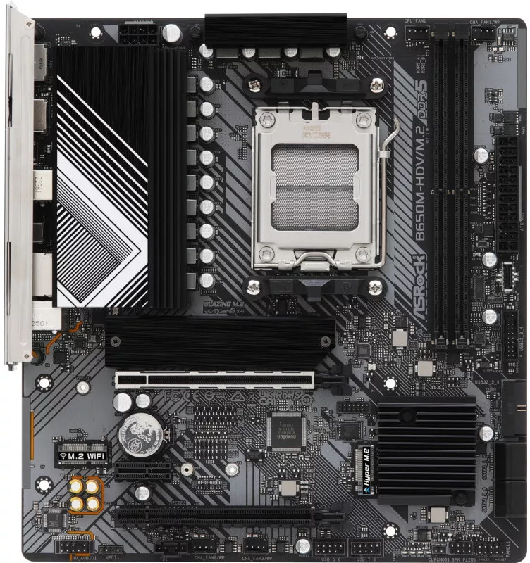 Placa de baza AM5 AsRocK B650 MicroATX DDR5 B650M-HDV/M.2
