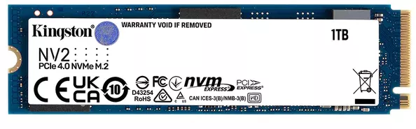 SSD Kingston NV2 1TB PCI Express 4.0 x4 M.2 NVMe 2280